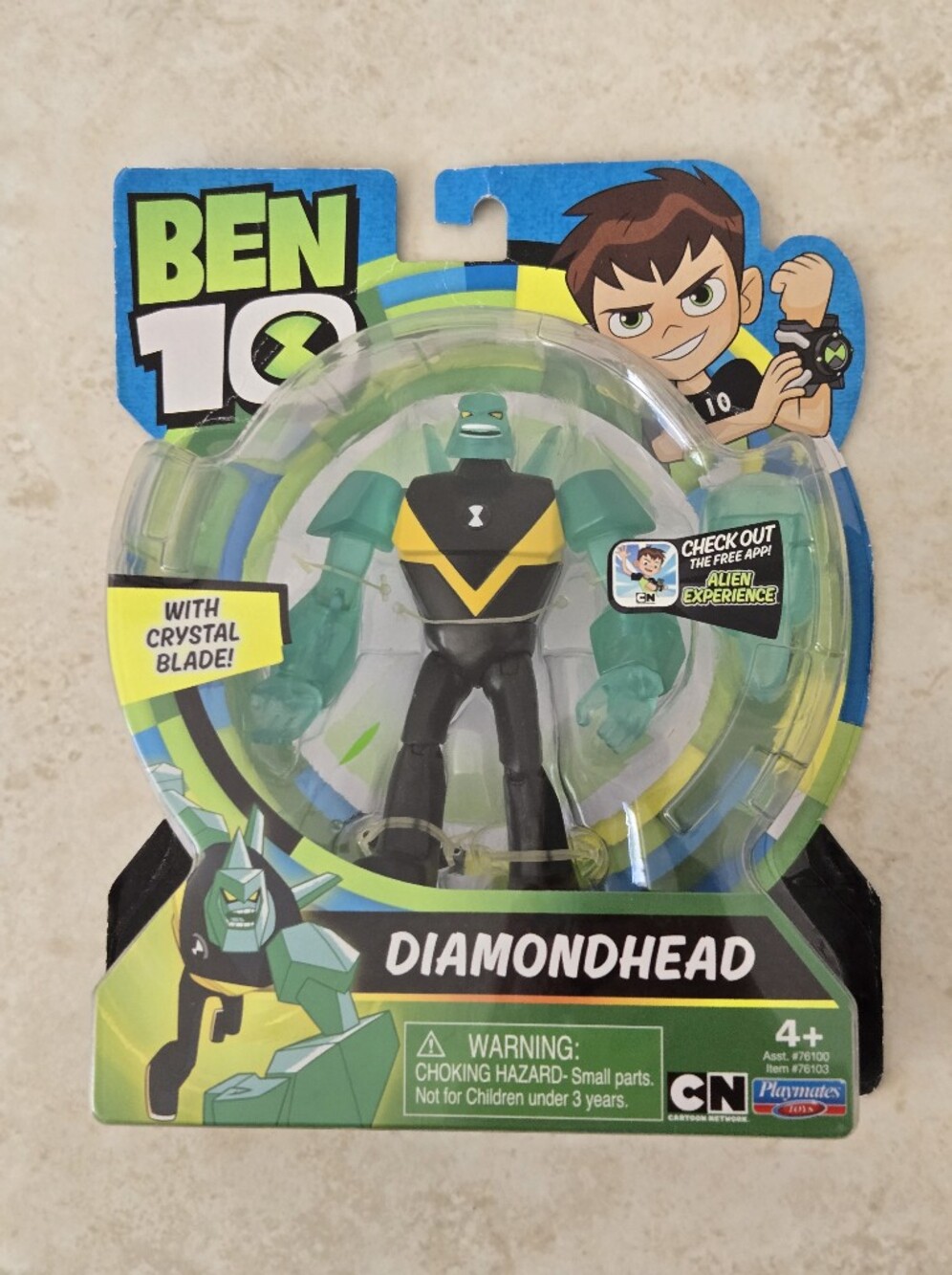 Ben 10 Diamondhead Action Figure - Green & Black. NEW!